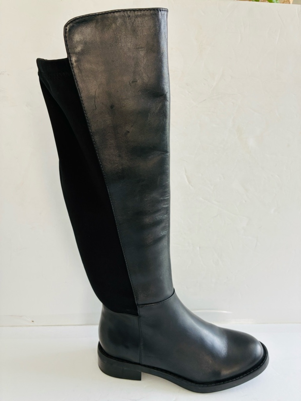 BLONDO Ellie Womens Waterproof Riding Black Knee-High Leather Boots Size 5.5 NEW - Picture 4 of 10